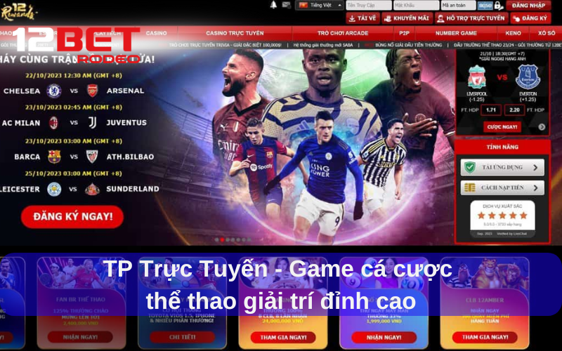 TP Trực Tuyến - Game cá cược thể thao giải trí đỉnh cao