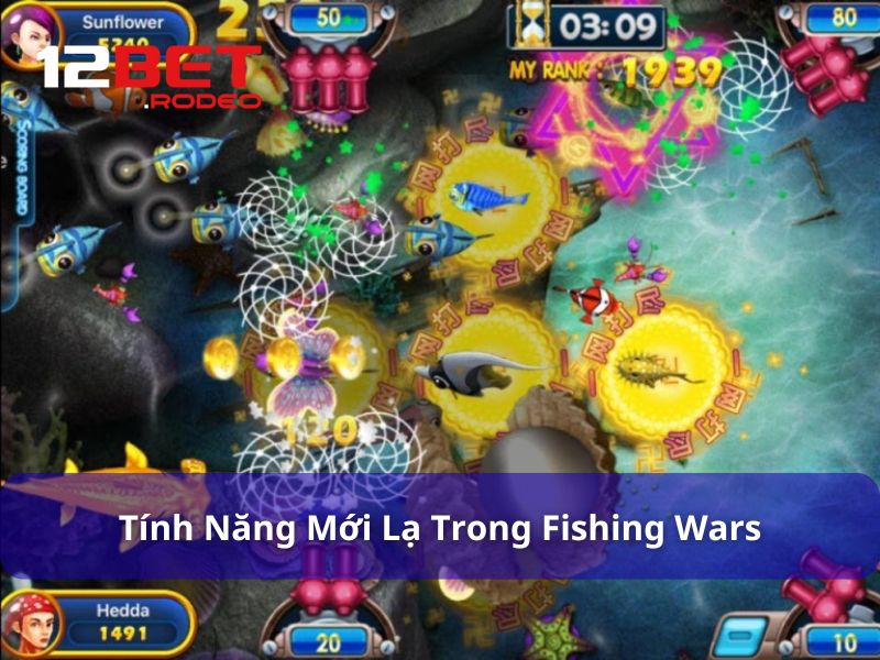 Fishing Wars - Game Bắn Cá Mới Nhất Từ Mascot Gaming 8 Tính năng ấn tượng trong game Fishing Wars